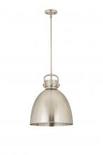 Innovations Lighting 410-1SL-SN-M412-14SN - Newton Bell - 1 Light - 14 inch - Satin Nickel - Pendant