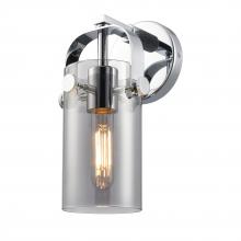 Innovations Lighting 423-1W-PC-G423-7SM - Pilaster II Cylinder - 1 Light - 7 inch Long Glass - Polished Chrome - Sconce