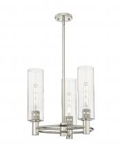 Innovations Lighting 434-3CR-PN-G434-12SDY - Crown Point - 3 Light - 18 inch - Polished Nickel - Pendant
