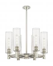 Innovations Lighting 434-6CR-PN-G434-12SDY - Crown Point - 6 Light - 24 inch - Polished Nickel - Chandelier