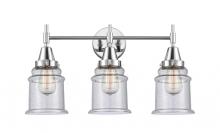  447-3W-PC-G184 - Canton - 3 Light - 24 inch - Polished Chrome - Bath Vanity Light