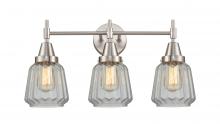 Innovations Lighting 447-3W-SN-G142 - Chatham - 3 Light - 24 inch - Satin Nickel - Bath Vanity Light