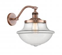 Innovations Lighting 515-1W-AC-G542 - Oxford - 1 Light - 8 inch - Antique Copper - Sconce