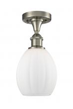 Innovations Lighting 516-1C-SN-G81 - Eaton - 1 Light - 6 inch - Brushed Satin Nickel - Semi-Flush Mount