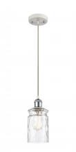 Innovations Lighting 516-1P-WPC-G352 - Candor - 1 Light - 5 inch - White Polished Chrome - Cord hung - Mini Pendant