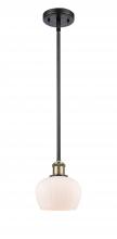 Innovations Lighting 516-1S-BAB-G91 - Fenton - 1 Light - 7 inch - Black Antique Brass - Mini Pendant