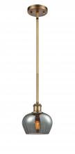 Innovations Lighting 516-1S-BB-G93 - Fenton - 1 Light - 7 inch - Brushed Brass - Mini Pendant