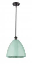 Innovations Lighting 516-1S-OB-MBD-12-SF - Plymouth - 1 Light - 12 inch - Oil Rubbed Bronze - Pendant