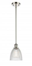 Innovations Lighting 516-1S-PN-G382 - Castile - 1 Light - 6 inch - Polished Nickel - Mini Pendant