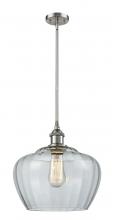 Innovations Lighting 516-1S-SN-G92-L - Fenton - 1 Light - 11 inch - Brushed Satin Nickel - Mini Pendant