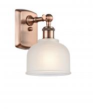 Innovations Lighting 516-1W-AC-G411 - Dayton - 1 Light - 6 inch - Antique Copper - Sconce