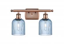 Innovations Lighting 516-2W-AC-G559-5BL - Bridal Veil - 2 Light - 15 inch - Antique Copper - Bath Vanity Light