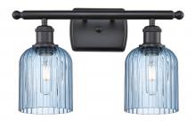 Innovations Lighting 516-2W-BK-G559-5BL - Bridal Veil - 2 Light - 15 inch - Matte Black - Bath Vanity Light