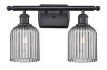 Innovations Lighting 516-2W-BK-G559-5SM - Bridal Veil - 2 Light - 15 inch - Matte Black - Bath Vanity Light