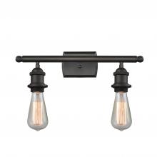 Innovations Lighting 516-2W-OB - Bare Bulb - 2 Light - 16 inch - Oil Rubbed Bronze - Bath Vanity Light