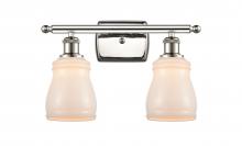 Innovations Lighting 516-2W-PN-G391 - Ellery - 2 Light - 15 inch - Polished Nickel - Bath Vanity Light