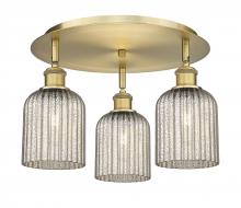 Innovations Lighting 516-3C-BB-G559-5ME - Bridal Veil - 3 Light - 17 inch - Brushed Brass - Flush Mount