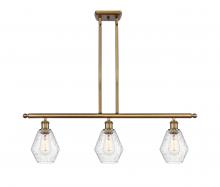 Innovations Lighting 516-3I-BB-G654-6 - Cindyrella - 3 Light - 36 inch - Brushed Brass - Cord hung - Island Light