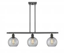 Innovations Lighting 516-3I-OB-G122C-8CL - Athens - 3 Light - 36 inch - Oil Rubbed Bronze - Cord hung - Island Light