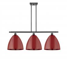 Innovations Lighting 516-3I-OB-MBD-12-RD - Plymouth - 3 Light - 39 inch - Oil Rubbed Bronze - Cord hung - Island Light