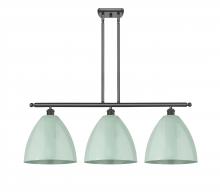 Innovations Lighting 516-3I-OB-MBD-12-SF - Plymouth - 3 Light - 39 inch - Oil Rubbed Bronze - Cord hung - Island Light