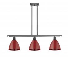 Innovations Lighting 516-3I-OB-MBD-75-RD - Plymouth - 3 Light - 36 inch - Oil Rubbed Bronze - Cord hung - Island Light