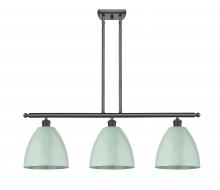 Innovations Lighting 516-3I-OB-MBD-9-SF - Plymouth - 3 Light - 36 inch - Oil Rubbed Bronze - Cord hung - Island Light