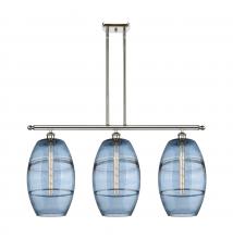 Innovations Lighting 516-3I-PN-G557-10BL - Vaz - 3 Light - 37 inch - Polished Nickel - Cord hung - Island Light