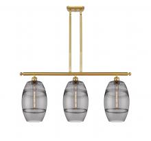 Innovations Lighting 516-3I-SG-G557-8SM - Vaz - 3 Light - 36 inch - Satin Gold - Cord hung - Island Light