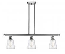 Innovations Lighting 516-3I-SN-G392 - Ellery - 3 Light - 36 inch - Brushed Satin Nickel - Cord hung - Island Light