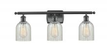 Innovations Lighting 516-3W-BK-G2511-LED - Caledonia - 3 Light - 25 inch - Matte Black - Bath Vanity Light