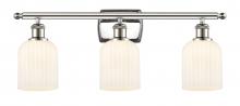 Innovations Lighting 516-3W-PN-G559-5GWH - Bridal Veil - 3 Light - 25 inch - Polished Nickel - Bath Vanity Light