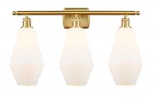 Innovations Lighting 516-3W-SG-G651-7 - Cindyrella - 3 Light - 27 inch - Satin Gold - Bath Vanity Light
