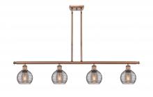 Innovations Lighting 516-4I-AC-G1213-6SM - Athens Deco Swirl - 4 Light - 48 inch - Antique Copper - Cord hung - Island Light