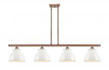 Innovations Lighting 516-4I-AC-M14-W - Adirondack - 4 Light - 48 inch - Antique Copper - Cord hung - Island Light