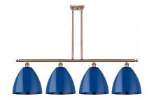 Innovations Lighting 516-4I-AC-MBD-12-BL - Plymouth - 4 Light - 50 inch - Antique Copper - Cord hung - Island Light