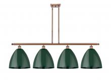 Innovations Lighting 516-4I-AC-MBD-12-GR - Plymouth - 4 Light - 50 inch - Antique Copper - Cord hung - Island Light