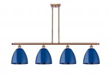 Innovations Lighting 516-4I-AC-MBD-9-BL - Plymouth - 4 Light - 48 inch - Antique Copper - Cord hung - Island Light