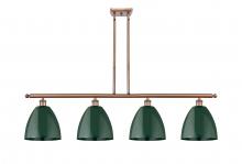 Innovations Lighting 516-4I-AC-MBD-9-GR - Plymouth - 4 Light - 48 inch - Antique Copper - Cord hung - Island Light