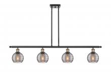 Innovations Lighting 516-4I-BAB-G1213-6SM - Athens Deco Swirl - 4 Light - 48 inch - Black Antique Brass - Cord hung - Island Light