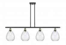 Innovations Lighting 516-4I-BAB-G372 - Waverly - 4 Light - 48 inch - Black Antique Brass - Cord hung - Island Light
