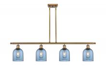 Innovations Lighting 516-4I-BB-G558-6BL - Bella - 4 Light - 48 inch - Brushed Brass - Cord hung - Island Light