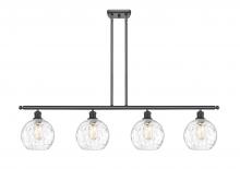 Innovations Lighting 516-4I-OB-G1215-8 - Athens Water Glass - 4 Light - 48 inch - Oil Rubbed Bronze - Cord hung - Island Light