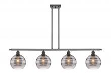 Innovations Lighting 516-4I-OB-G556-8SM - Rochester - 4 Light - 48 inch - Oil Rubbed Bronze - Cord hung - Island Light
