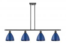 Innovations Lighting 516-4I-OB-MBD-75-BL - Plymouth - 4 Light - 48 inch - Oil Rubbed Bronze - Cord hung - Island Light