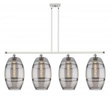 Innovations Lighting 516-4I-WPC-G557-10SM - Vaz - 4 Light - 48 inch - White Polished Chrome - Cord hung - Island Light