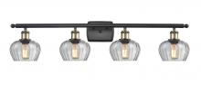 Innovations Lighting 516-4W-BAB-G92 - Fenton - 4 Light - 37 inch - Black Antique Brass - Bath Vanity Light