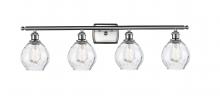 Innovations Lighting 516-4W-SN-G362 - Waverly - 4 Light - 36 inch - Brushed Satin Nickel - Bath Vanity Light
