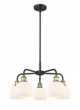 Innovations Lighting 516-5CR-BAB-G121-6 - Athens - 5 Light - 24 inch - Black Antique Brass - Chandelier