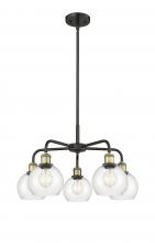 Innovations Lighting 516-5CR-BAB-G122-6 - Athens - 5 Light - 24 inch - Black Antique Brass - Chandelier